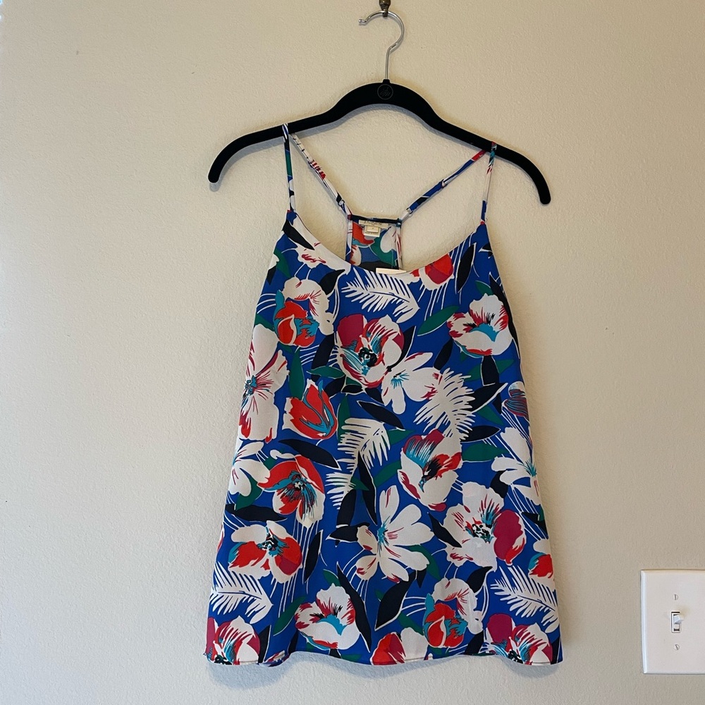 NWT J. Crew Factory Floral Tank